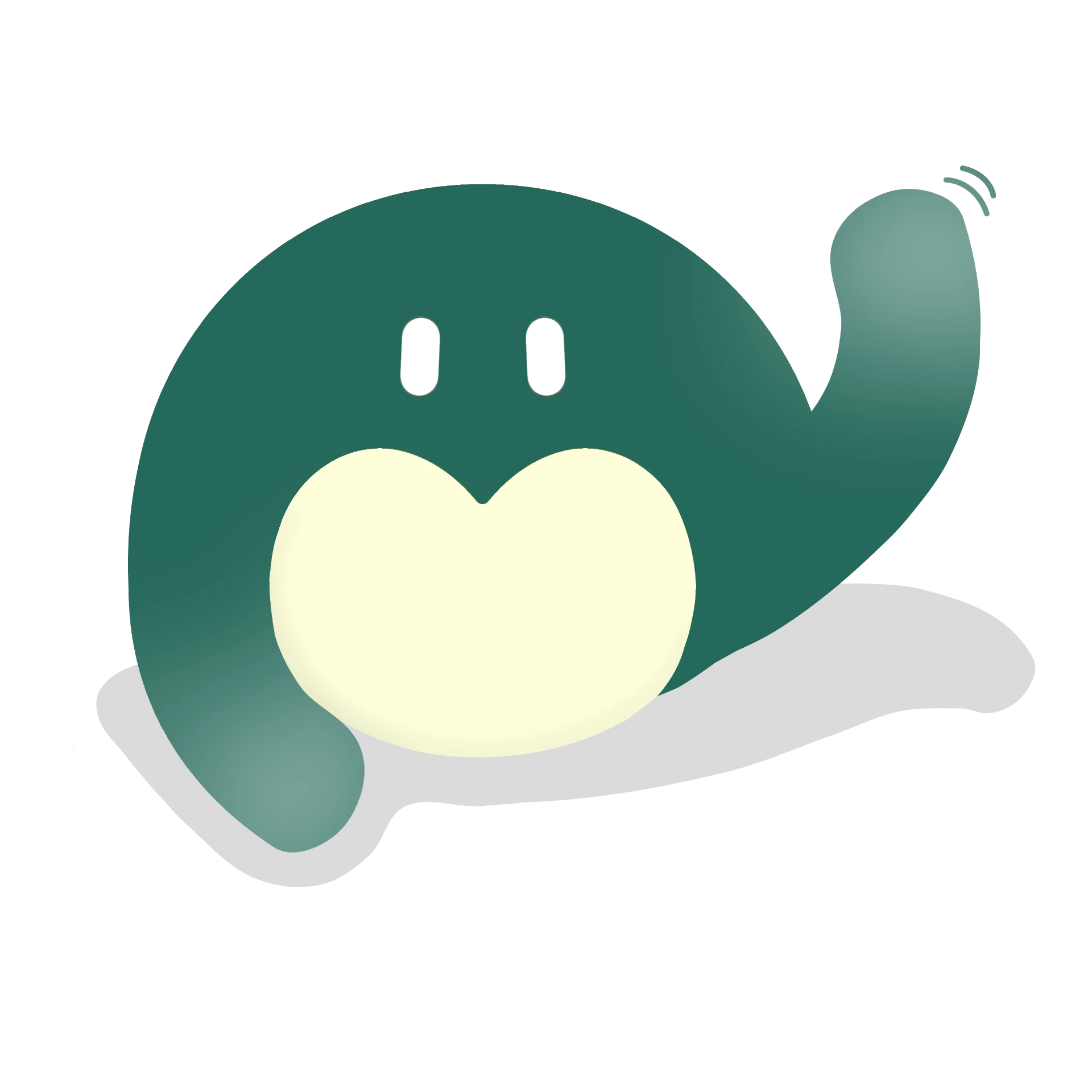 The Novethy character waving hello